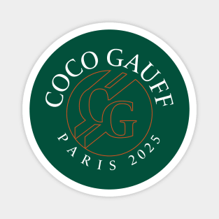 Coco Gauff French Open 2025 Magnet